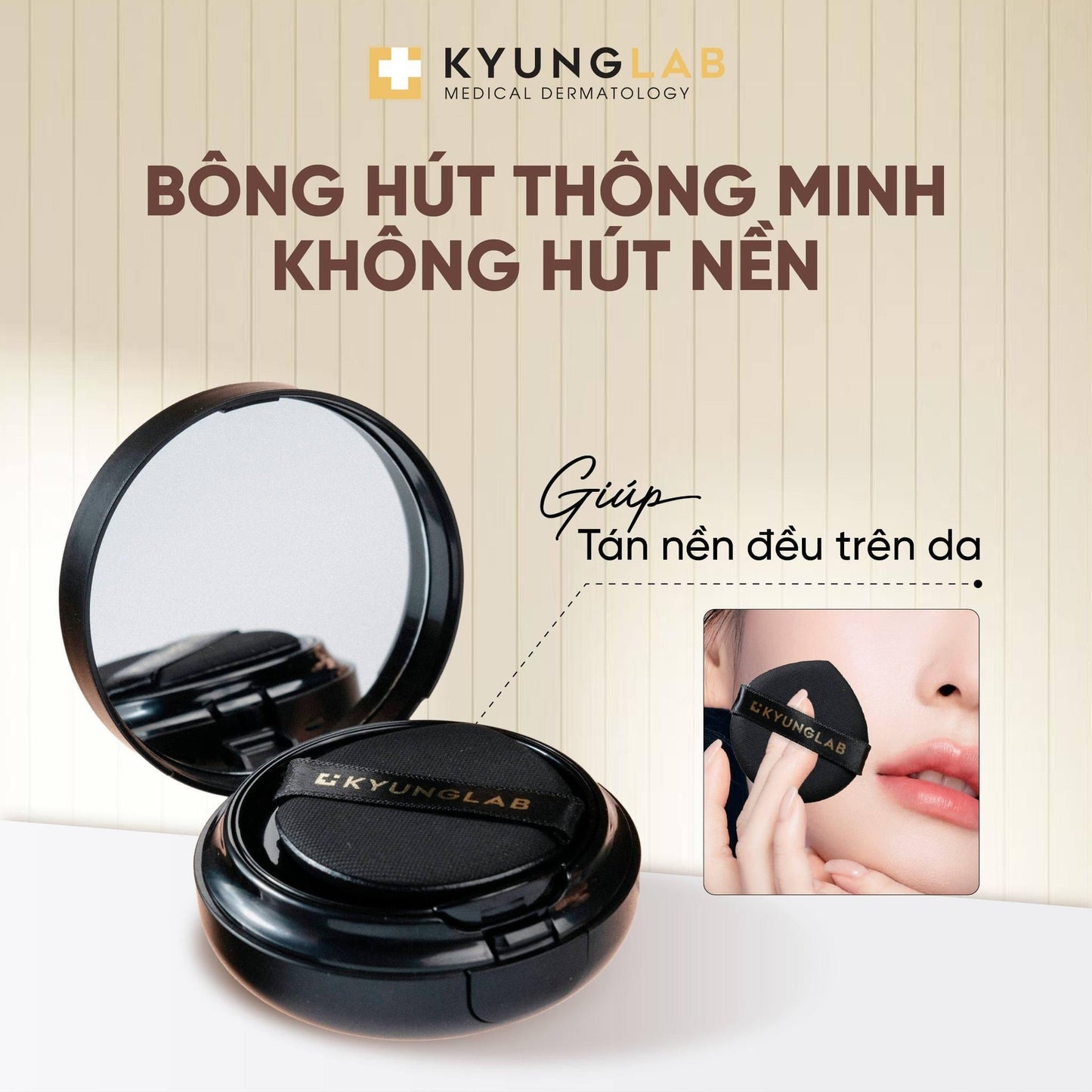 KYUNG LAB BIO COVER BALM CUSHION #21 NATURAL 15G POST TREATMENTS CUSHION