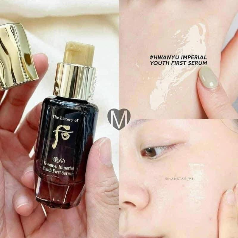 THE WHOO HWANYU IMPERIAL YOUTH RECOVERY SERUM SAMPLES 0.6ML x 10PCS (5 BOXES)