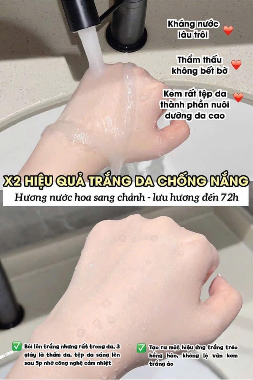 NEW WEILAIYA NATURAL WHITENING FRAGRANCE BODY CREAM SPF30 PA+++ 200ML