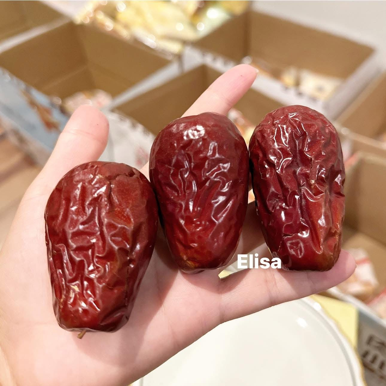 NATURAL SUN DRIED RED JUJUBES 500G BAG