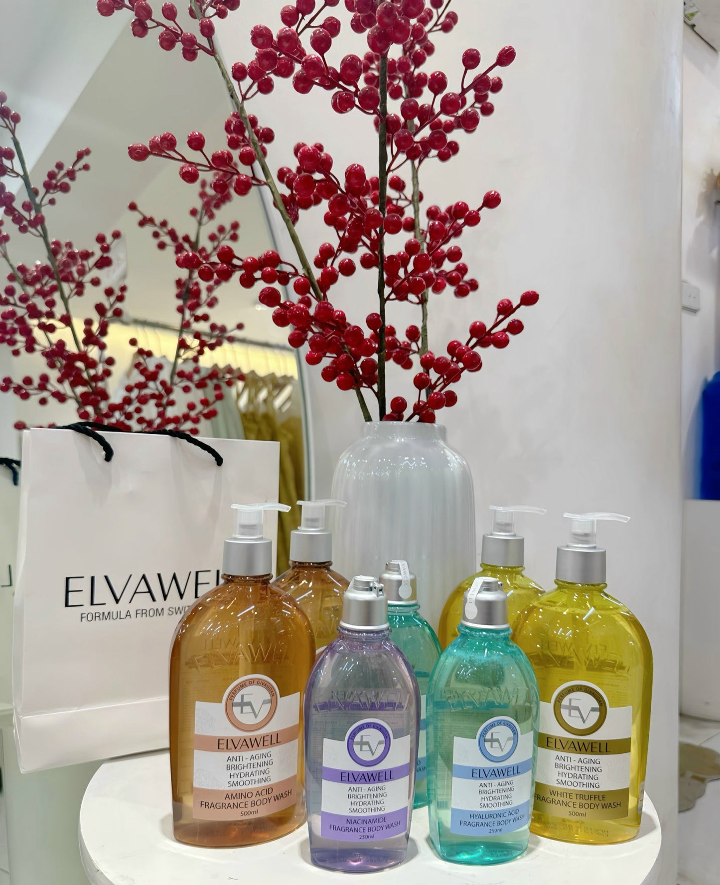 ELVAWELL WHITE TRUFFLE HONEY SUGAR SHOWER GEL 500ML