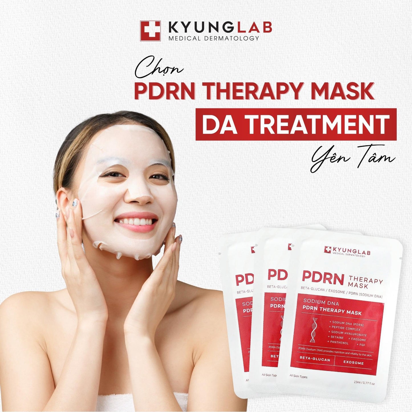 KYUNG LAB PDRN THERAPY FACE MASK 23ML x 10PCS