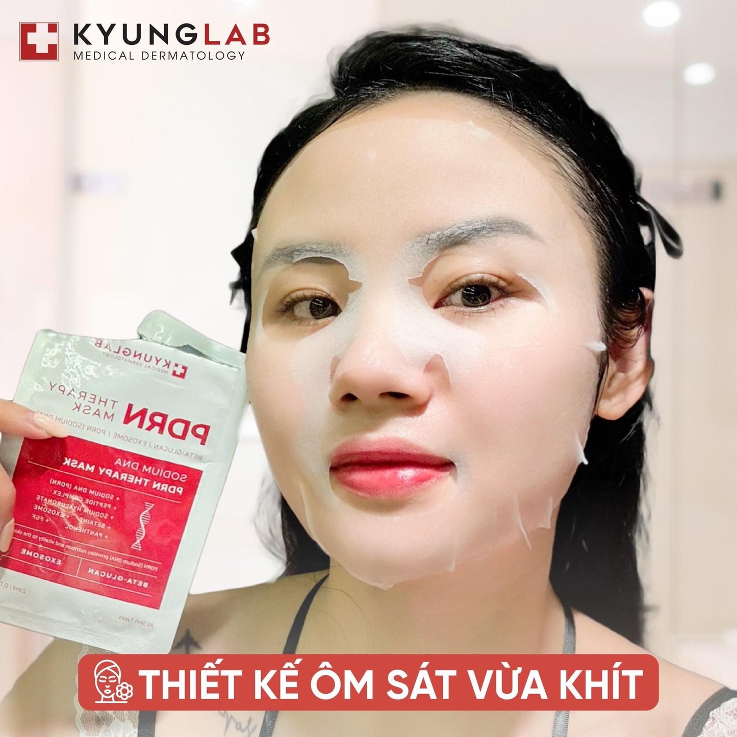KYUNG LAB PDRN THERAPY FACE MASK 23ML x 10PCS