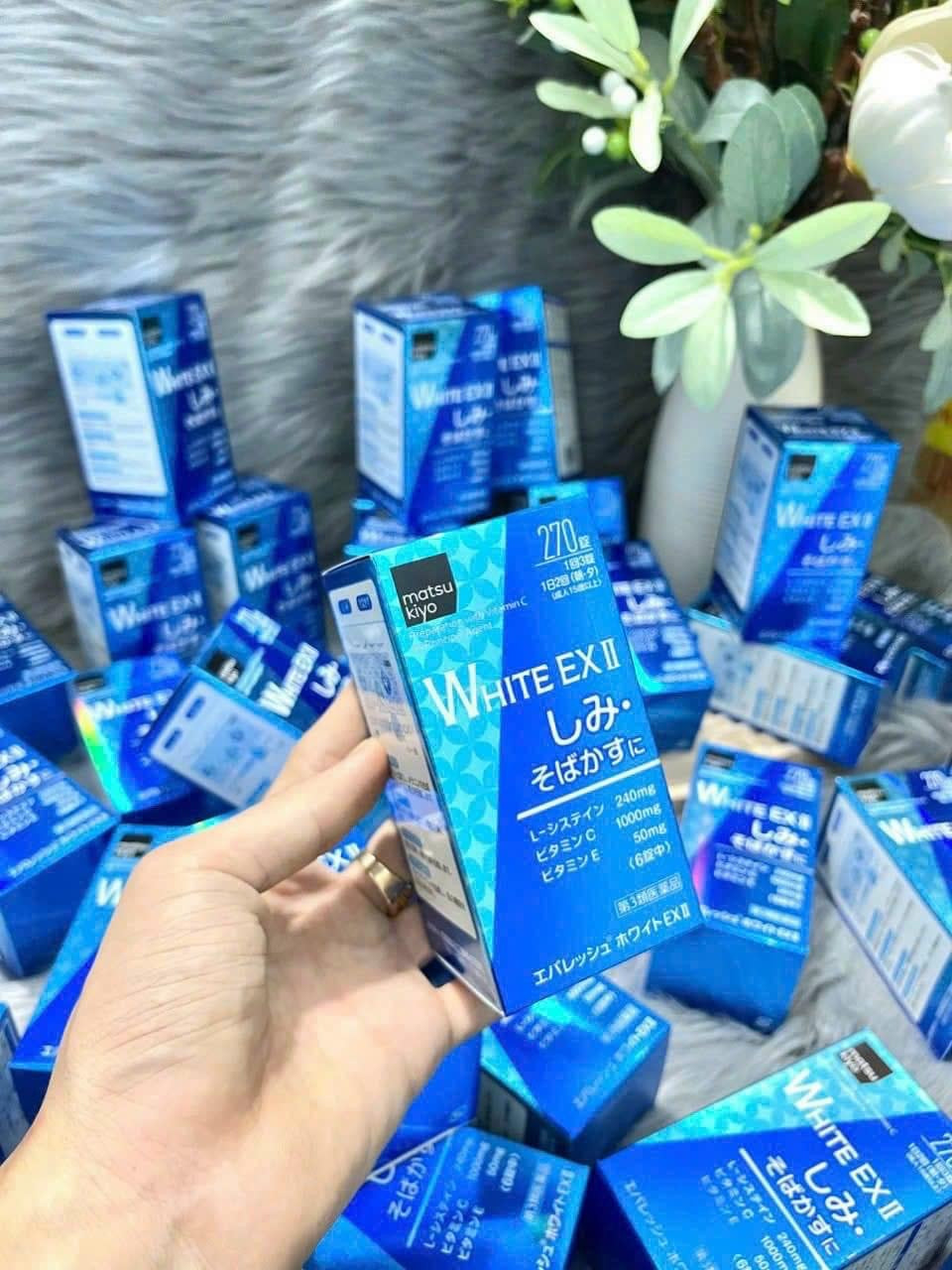 JAPAN SKIN BRIGHTENING SUPPLEMENTS WHITE EX II 270 TABLETS