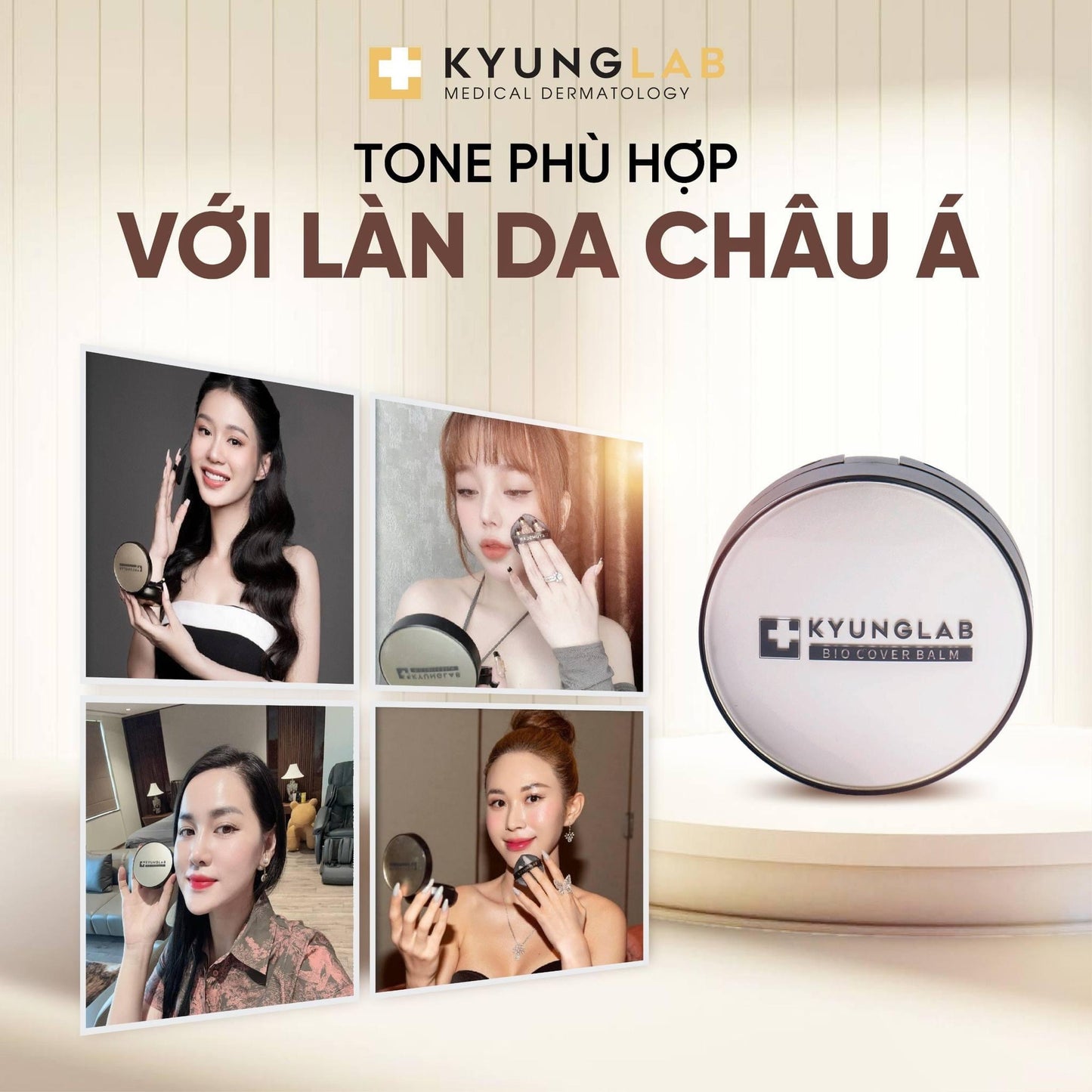 KYUNG LAB BIO COVER BALM CUSHION #21 NATURAL 15G POST TREATMENTS CUSHION