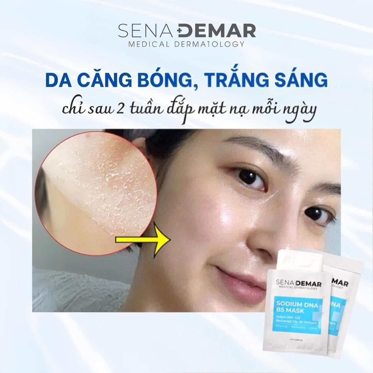 SENA DERMA SODIUM DNA B5 FACE MASK 25ML x 10PCS