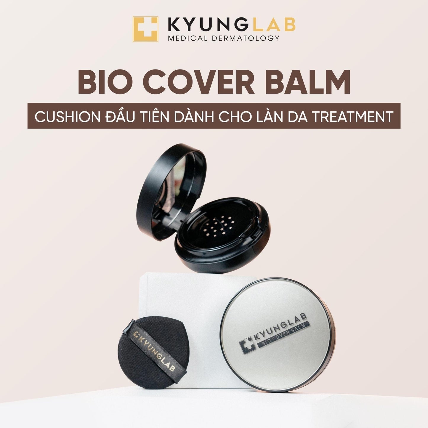 KYUNG LAB BIO COVER BALM CUSHION #21 NATURAL 15G POST TREATMENTS CUSHION