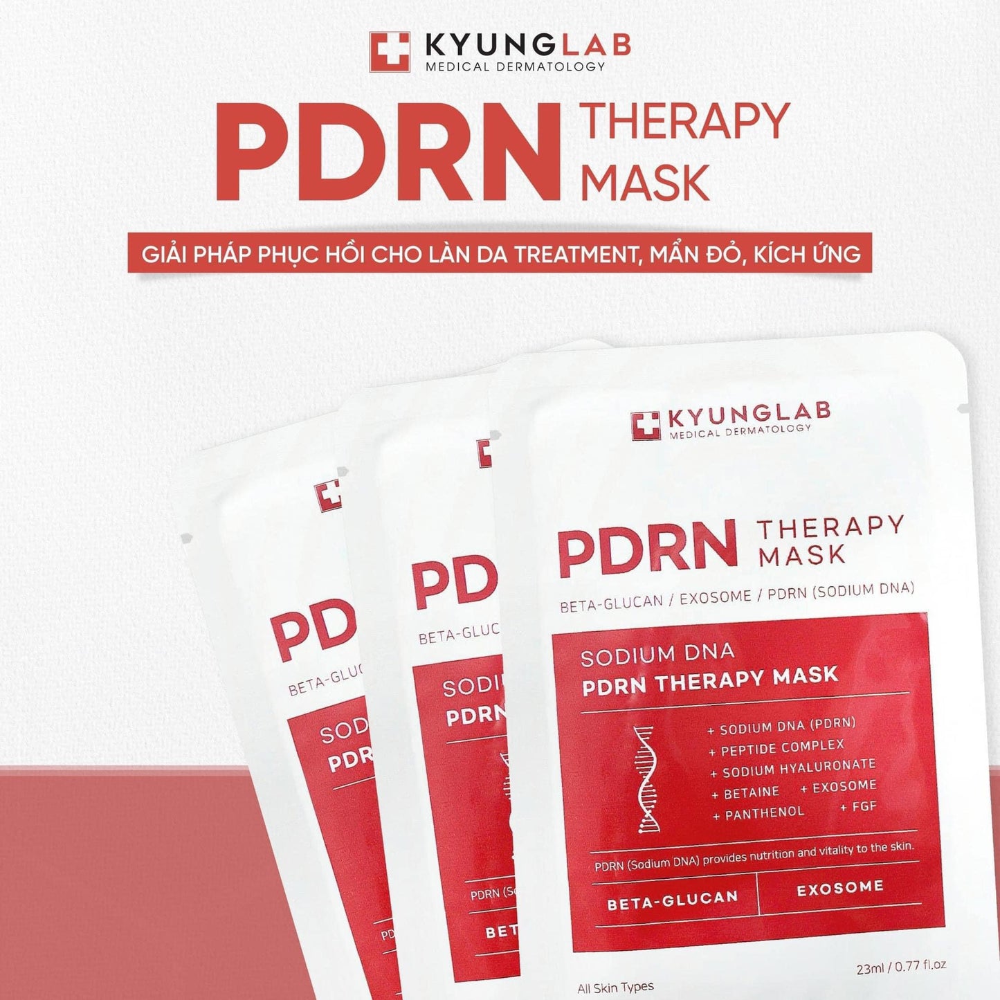 KYUNG LAB PDRN THERAPY FACE MASK 23ML x 10PCS