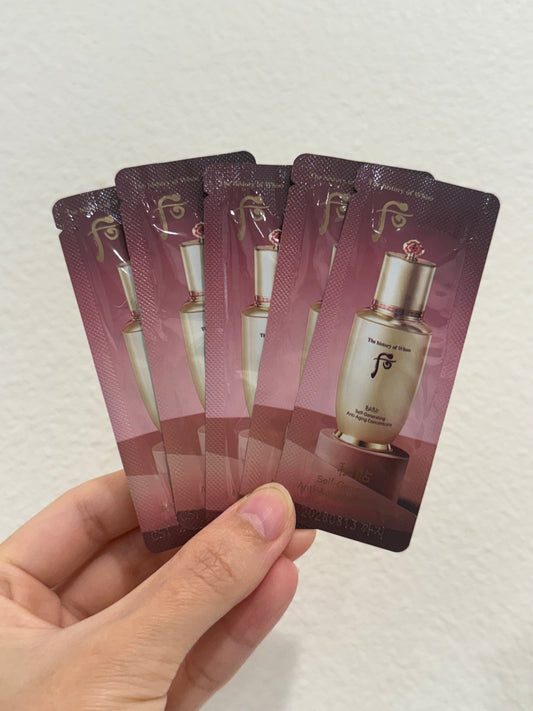 THE WHOO BICHUP SELF GENERATING ESSENCE SAMPLES 1ML x 120PCS