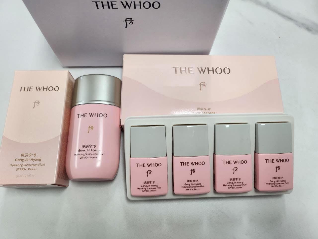 THE WHOO VITAL HYDRATING SUN FLUID SPF50+ PA++++ SET OF 5