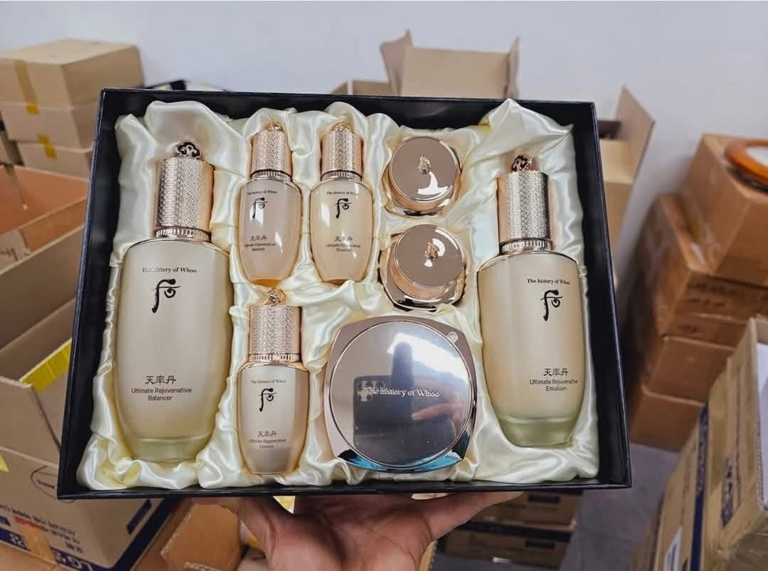 THE WHOO CHEONYULDAN HWAYUL ULTIMATE REGENERATIVE FULL SET 8 ITEMS