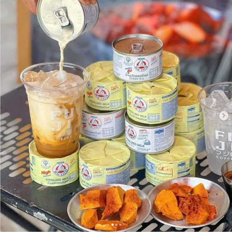 THAILAND NESTLE BEAR MILK 1 PACK OF 140ML x 12 CANS