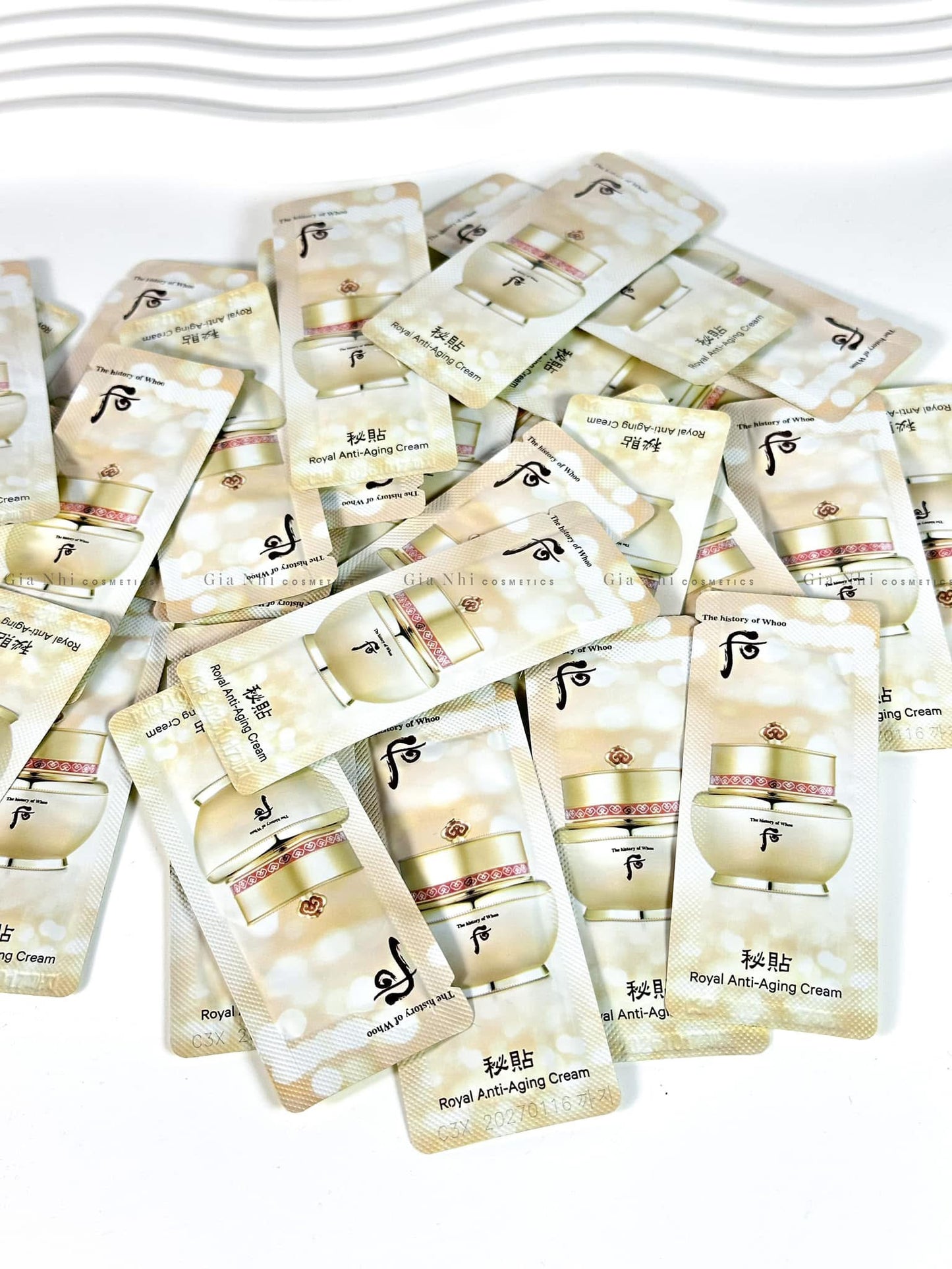 THE WHOO BICHUP ROYAL JA YOON CREAM SAMPLES 1ML x 30PCS