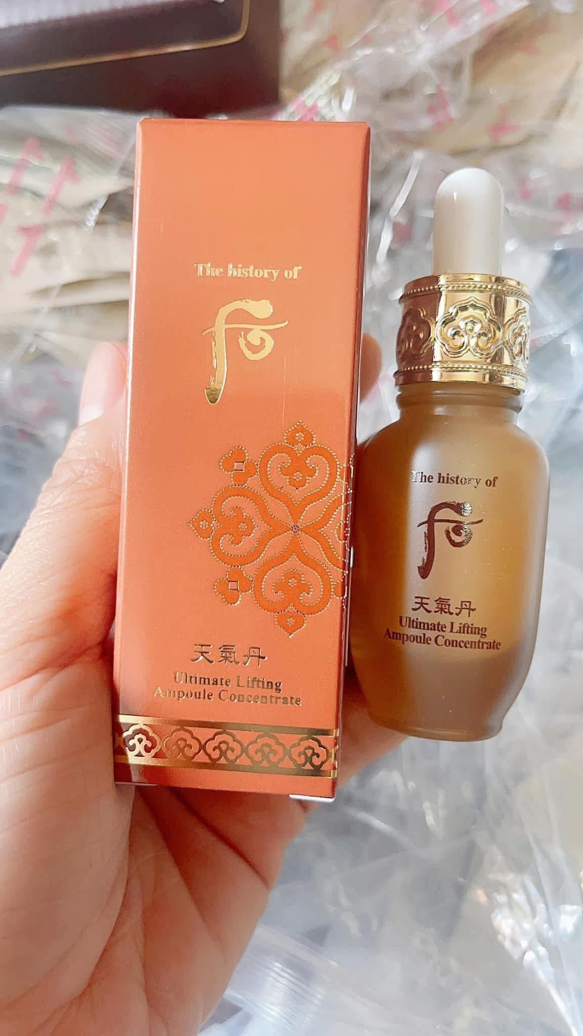 THE WHOO ULTIMATE LIFTING AMPOULE CONCENTRATE SAMPLES 1ML x 30PCS