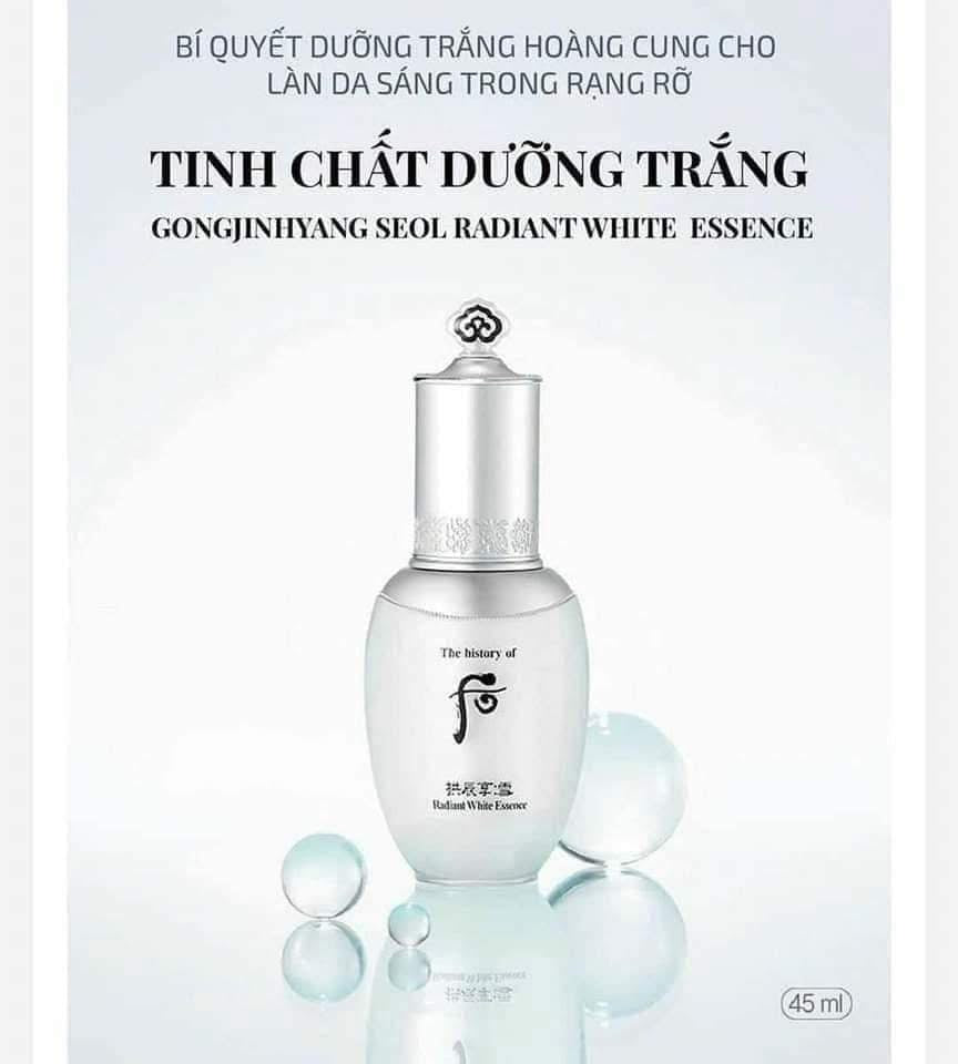 THE WHOO WHITE RADIANT MOISTURE FULL SET OF 8 ITEMS