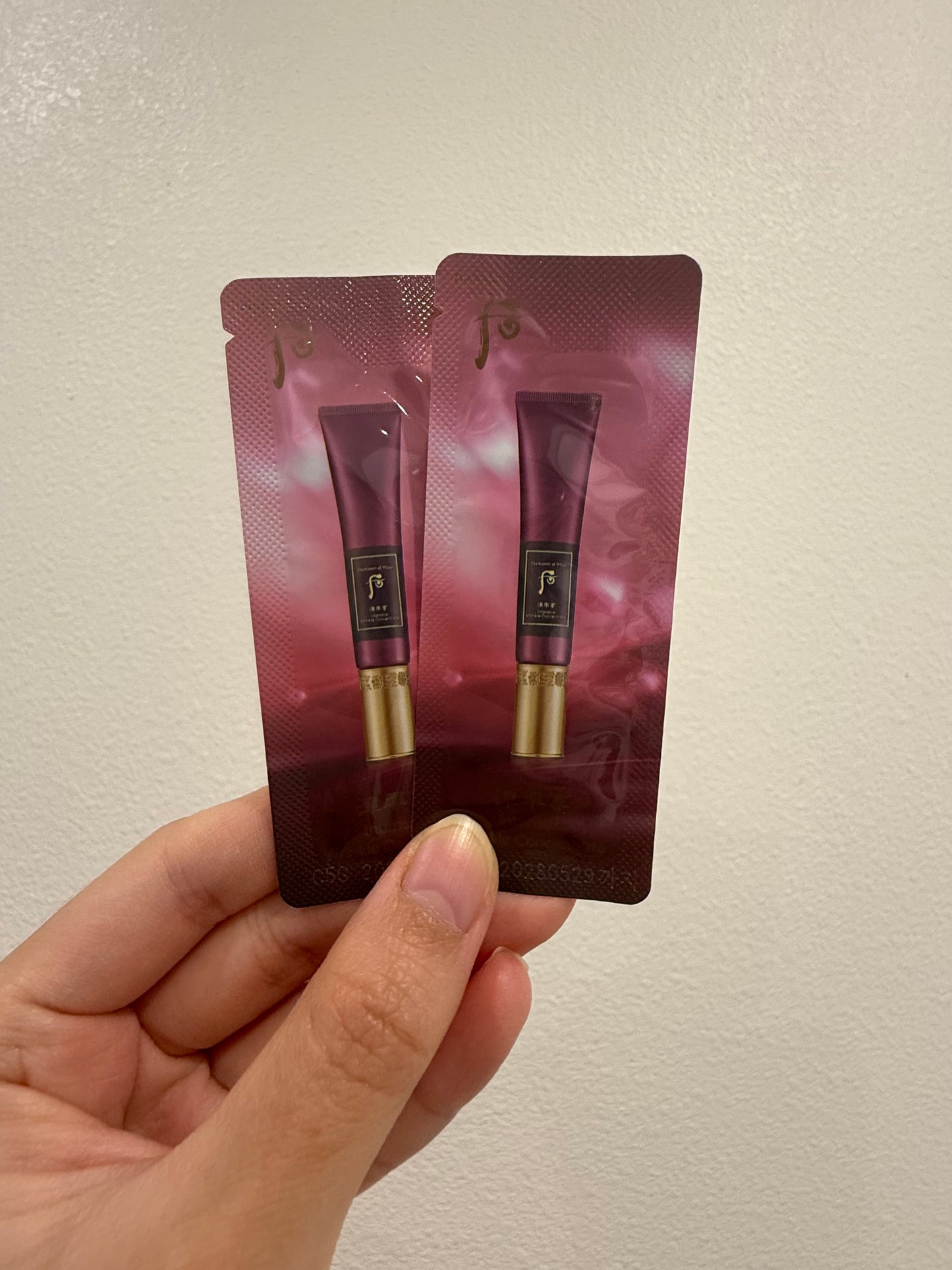 THE WHOO JINYULHYANG INTENSIVE WRINKLE CONCENTRATE SAMPLES 1ML x 120PCS