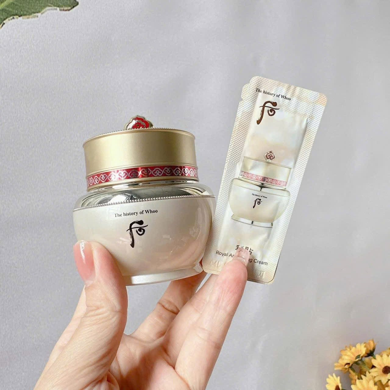 THE WHOO BICHUP ROYAL JA YOON CREAM SAMPLES 1ML x 30PCS