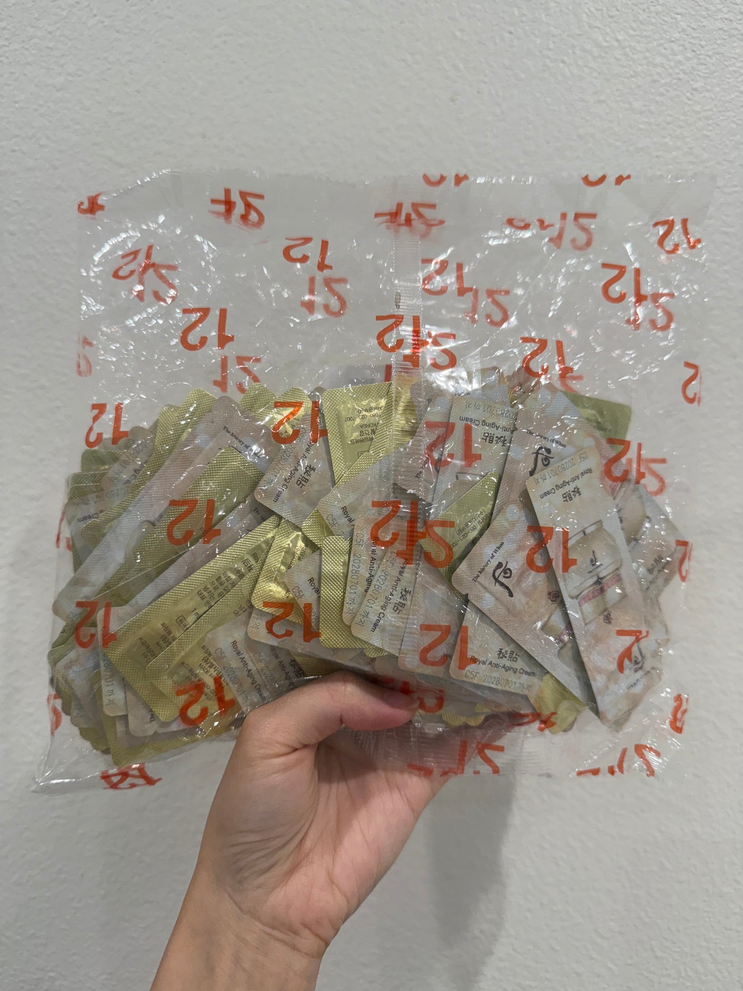 THE WHOO BICHUP JA YOON CREAM SAMPLES 1ML x 120PCS