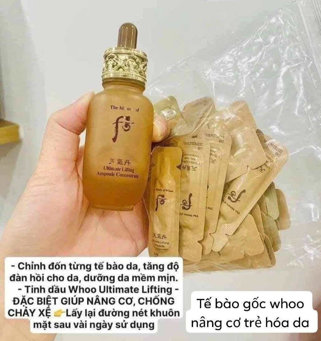 THE WHOO ULTIMATE LIFTING AMPOULE CONCENTRATE SAMPLES 1ML x 30PCS