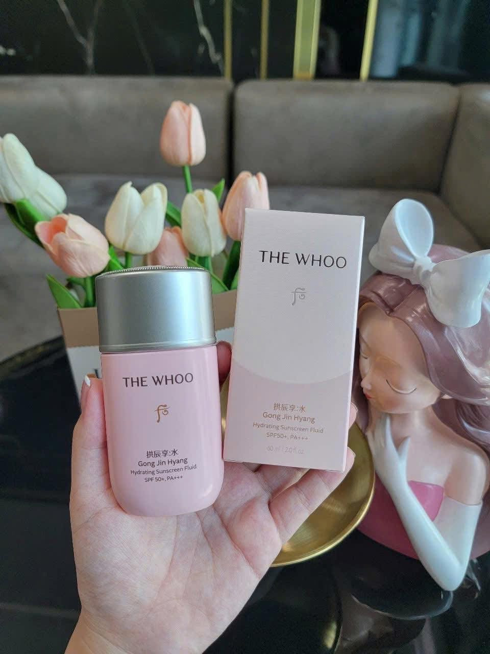 THE WHOO GONGJINHYANG HYDRATING SUNSCREEN FLUID SPF50+ PA+++ SAMPLES 1ML x 30PCS