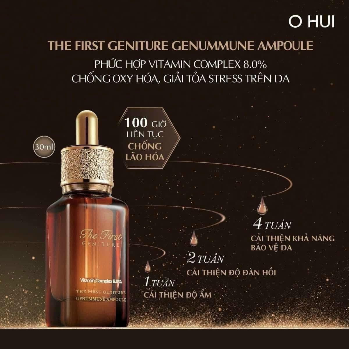 OHUI THE FIRST GENITURE VITAMIN COMPLEX AMPOULE SAMPLES 1ML x 30PCS