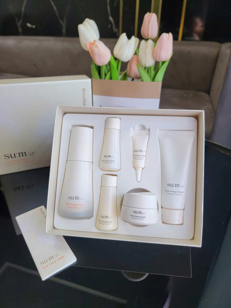 SUM37 TIME ENERGY BRIGHT LUMINOUS SERUM SPECIAL SET 6 ITEMS