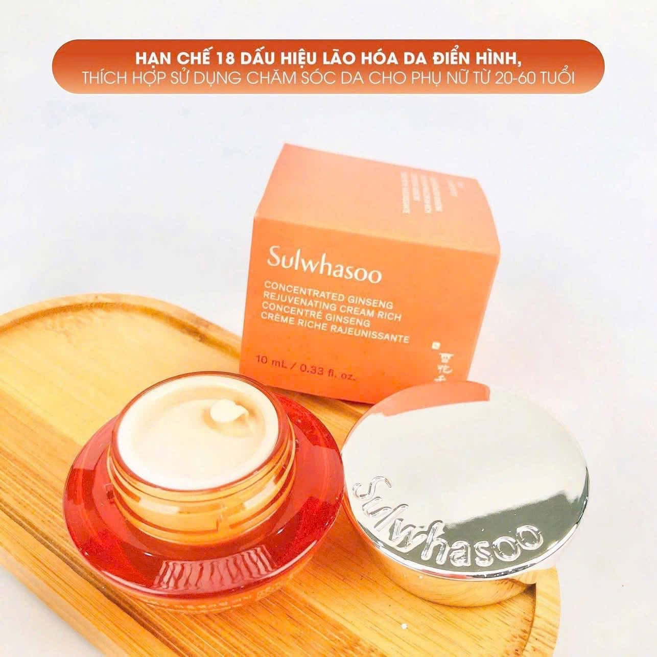 SULWHASOO CONCENTRATED GINSENG RENEWING CREAM EX MINI 10ML