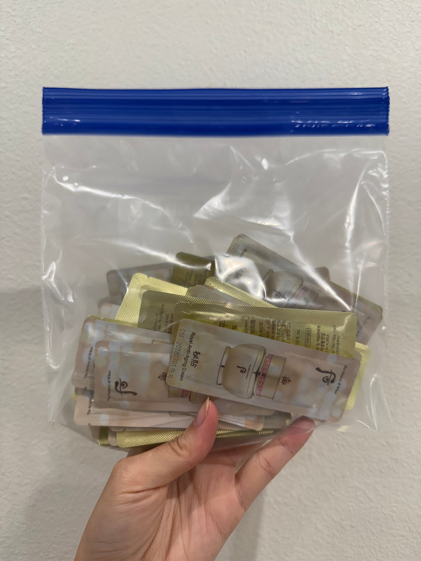 THE WHOO BICHUP JA YOON CREAM SAMPLES 1ML x 60PCS