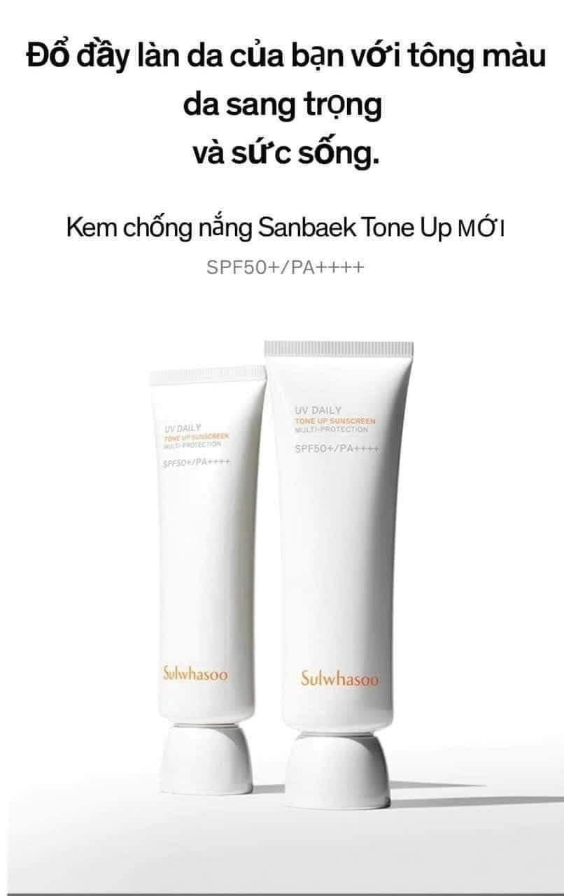 SULWHASOO UV DAILY TONE UP SUNSCREEN MULTI PROTECTION SPF50+ PA++++ MINI 10ML x 10PCS