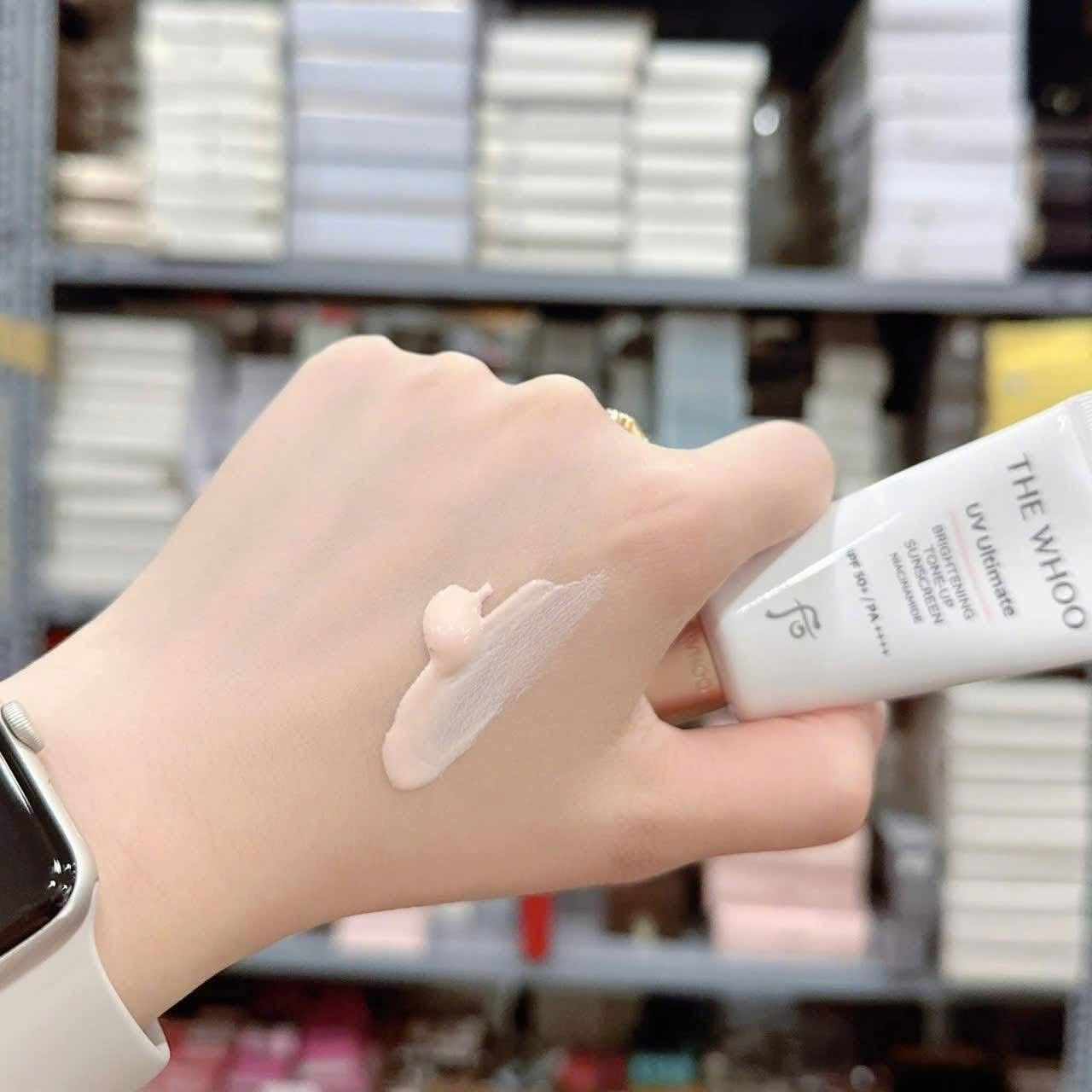 THE WHOO UV ULTIMATE BRIGHTENING TONE UP SUNSCREEN NIACINAMIDE SPF50+ PA++++ SET