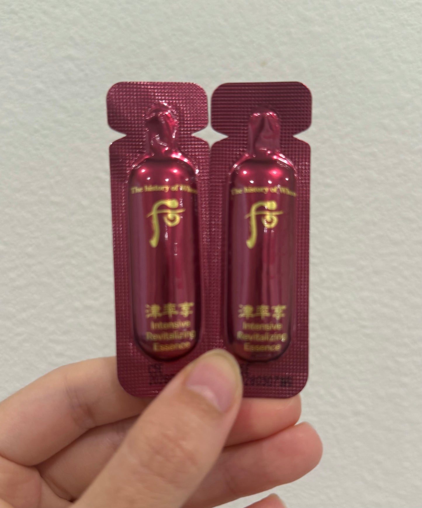 THE WHOO JINYULHYANG INTENSIVE REVITALIZING ESSENCE SAMPLES 1ML x 120PCS