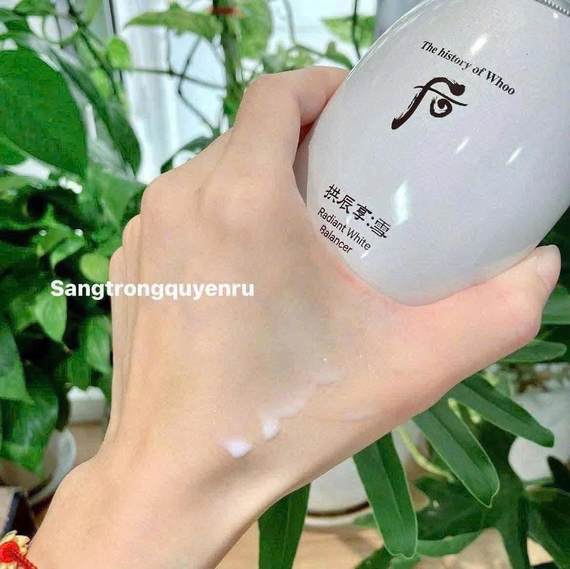 THE WHOO WHITE RADIANT MOISTURE FULL SET OF 8 ITEMS