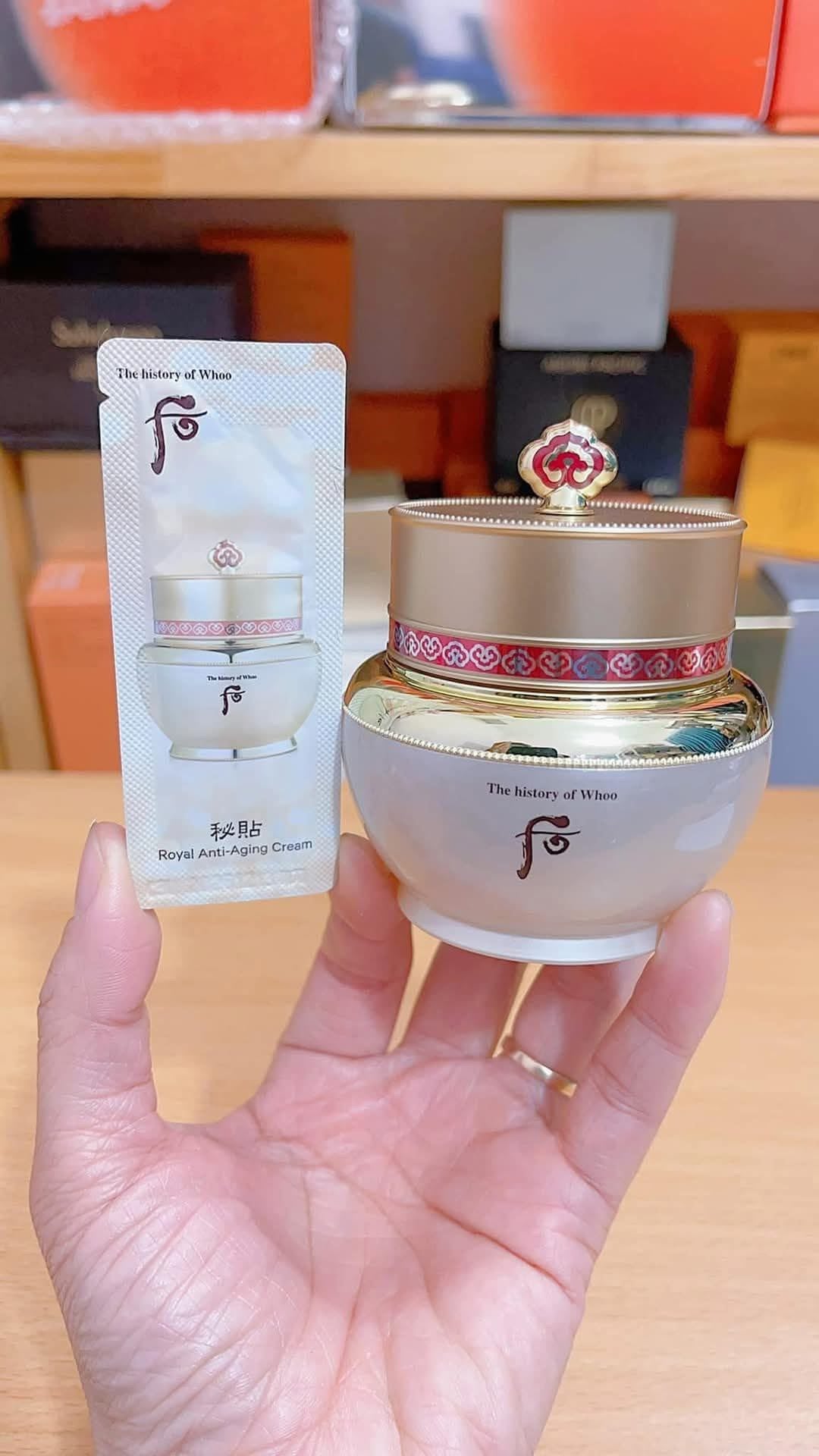 THE WHOO BICHUP ROYAL JA YOON CREAM SAMPLES 1ML x 30PCS