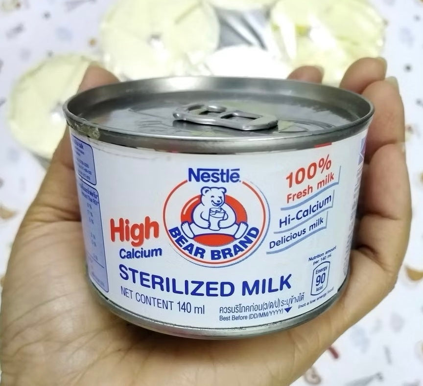 THAILAND NESTLE BEAR MILK 1 PACK OF 140ML x 12 CANS