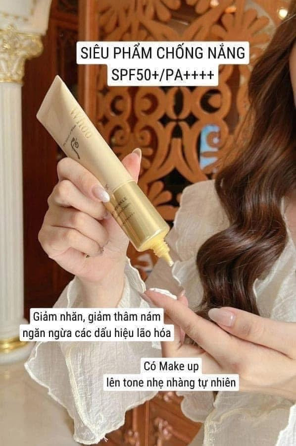 THE WHOO ANTI WRINKLE UV PROTECTIVE CREAM SPF50+ PA++++ SAMPLES 1ML x 60PCS