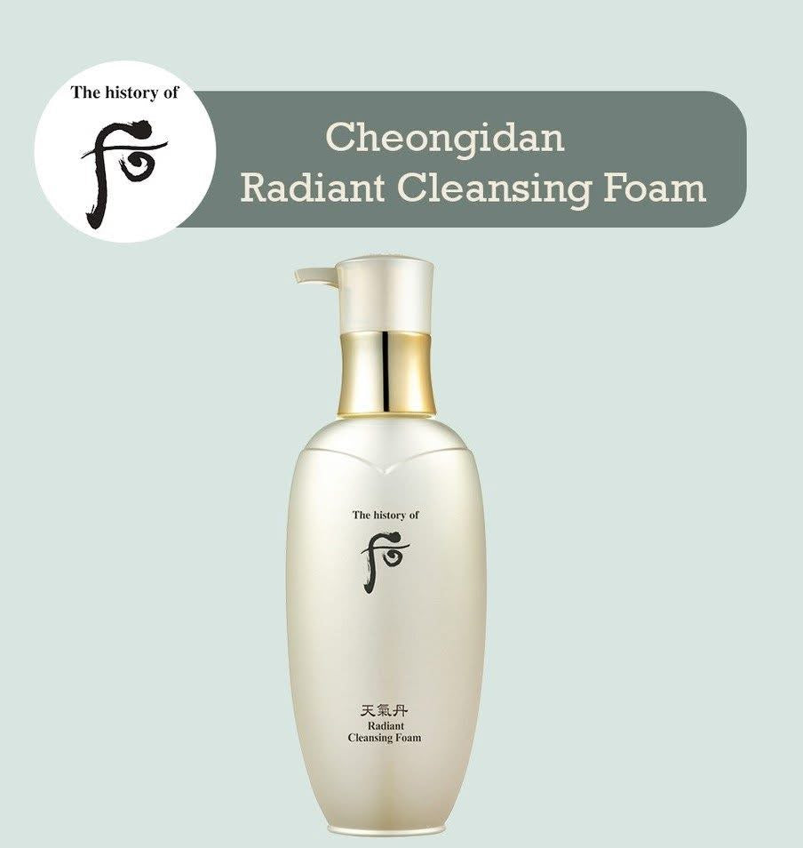 THE WHOO RADIANT CLEANSING FOAM SET 200ML & 50ML
