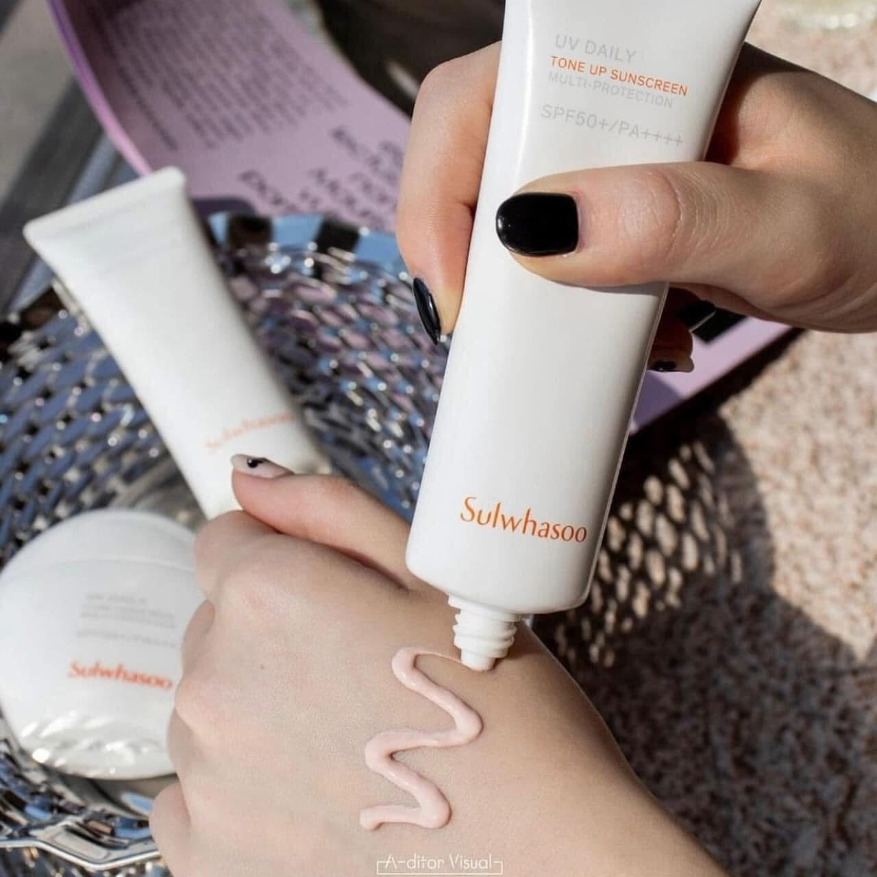 SULWHASOO UV DAILY TONE UP SUNSCREEN MULTI PROTECTION SPF50+ PA++++ MINI 10ML x 10PCS