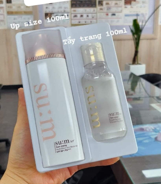 SUM37 SUN AWAY MULTI EFFECT SUN BLOCK SPF50+ PA+++ DUAL CARE SET