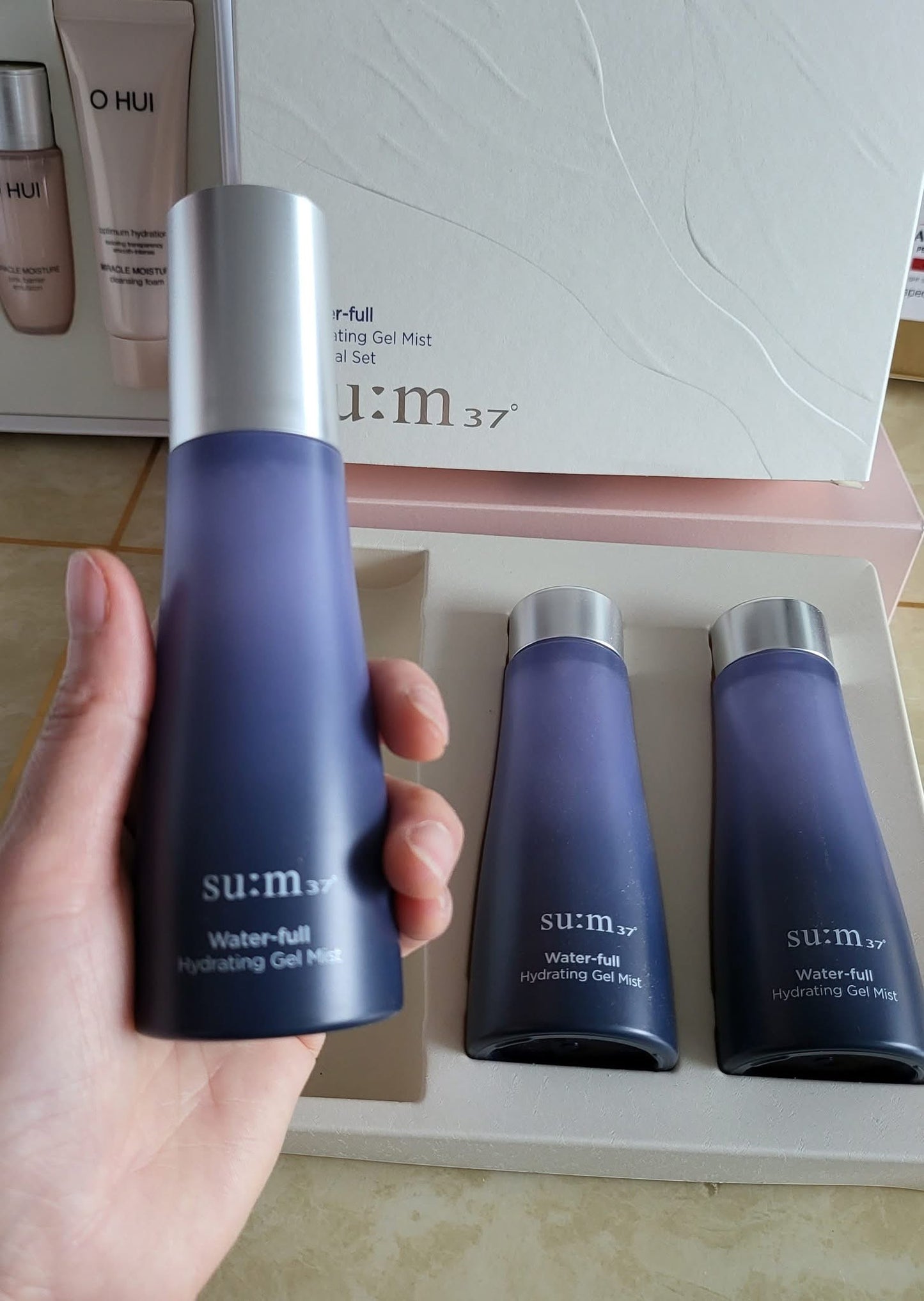 SUM37 WATER FULL TIMELESS WATER GEL MIST SET OF 3