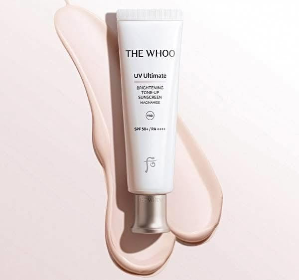 THE WHOO UV ULTIMATE BRIGHTENING TONE UP SUNSCREEN NIACINAMIDE SPF50+ PA++++ SET