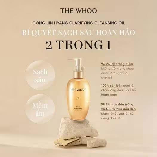 THE WHOO GONGJINHYANG CLARIFYING CLEANSING OIL 200ML
