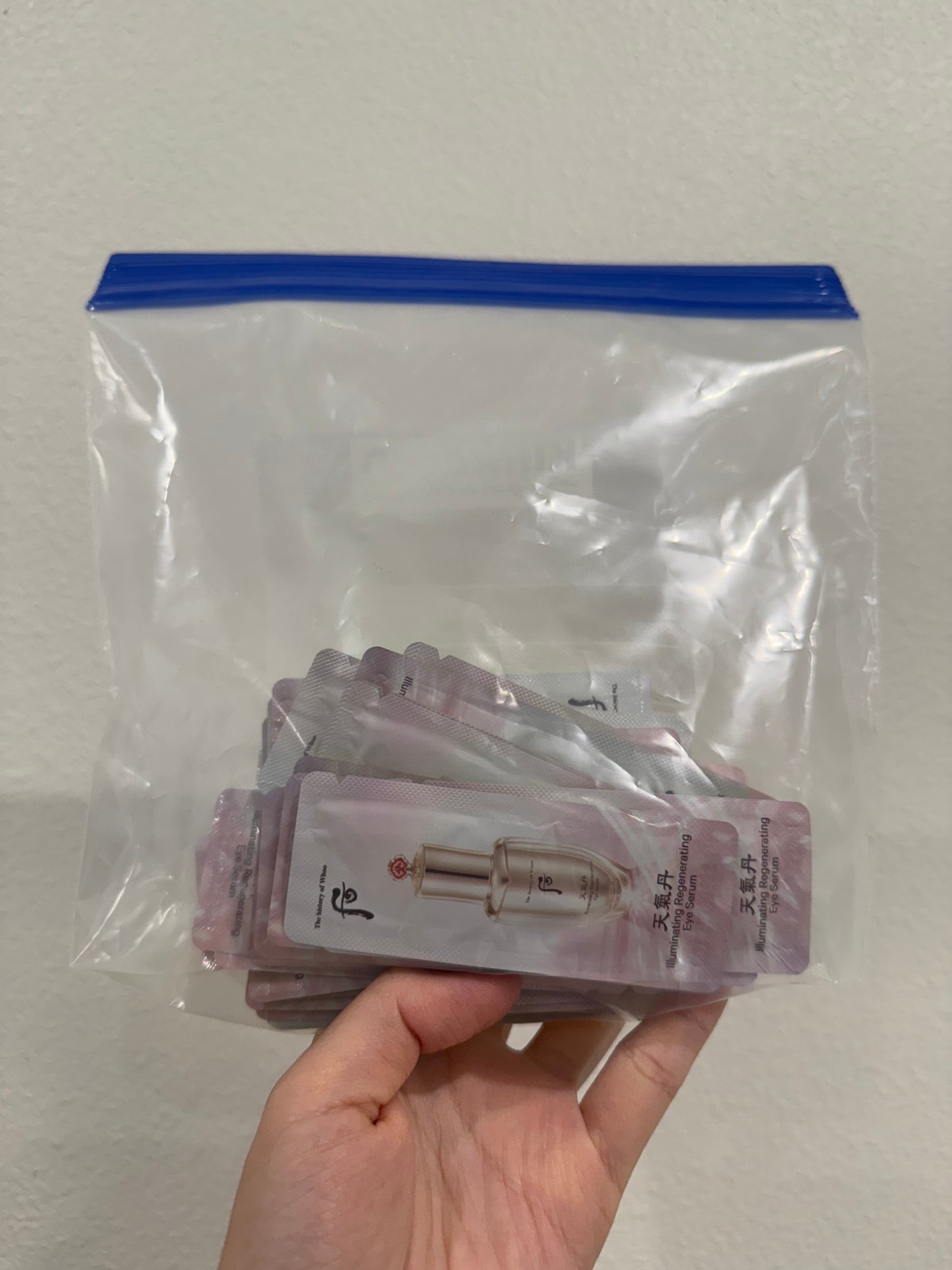 THE WHOO CHEONGIDAN ILLUMINATING REGENERATING EYE SERUM SAMPLES 1ML x 60PCS