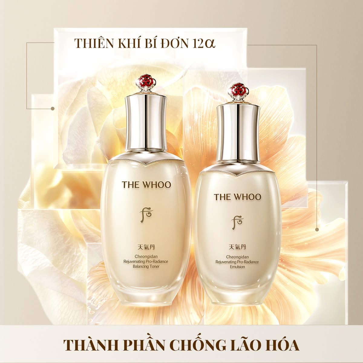 THE WHOO CHEONGIDAN PRO-RADIANCE REJUVENATING SET OF 7 ITEMS