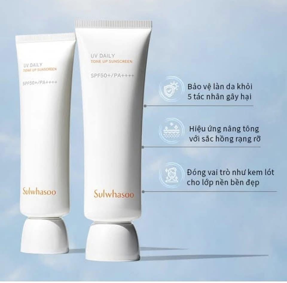 SULWHASOO UV DAILY TONE UP SUNSCREEN MULTI PROTECTION SPF50+ PA++++ MINI 10ML x 10PCS