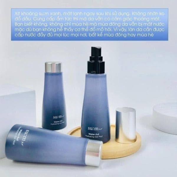 SUM37 WATER FULL TIMELESS WATER GEL MIST SET OF 3